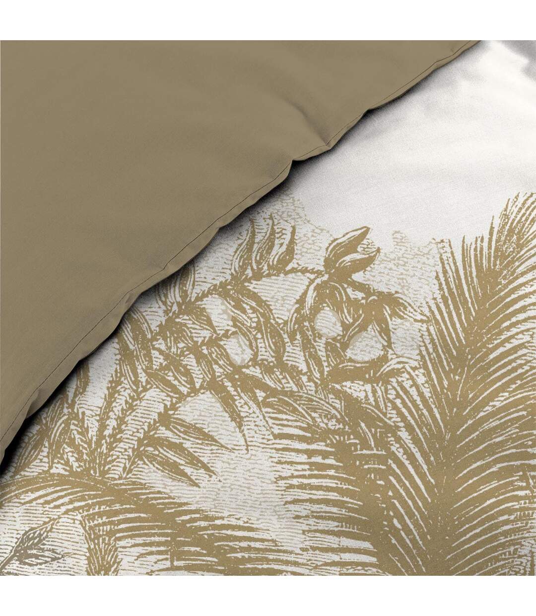 Parure de Lit 3 Pièces Cocoty 240x220cm Naturel-4