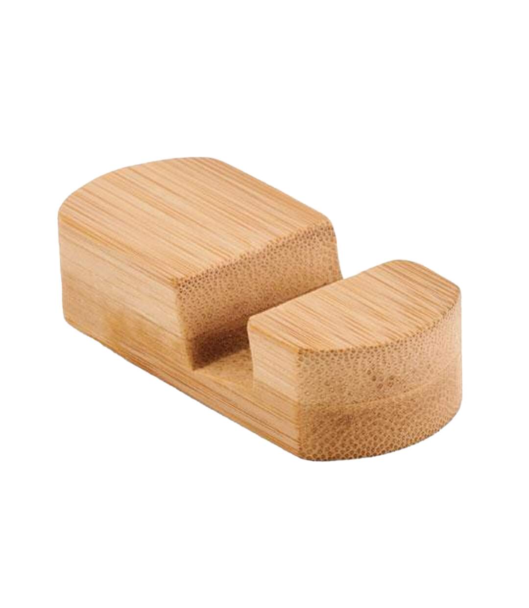 Support pour téléphone portable poy 1,9 cm x 7 cm x 2,5 cm bois MidOcean-1