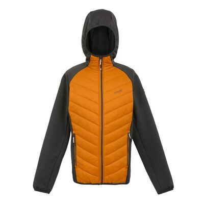 Veste hybride andreson homme orange sombre / cendre Regatta