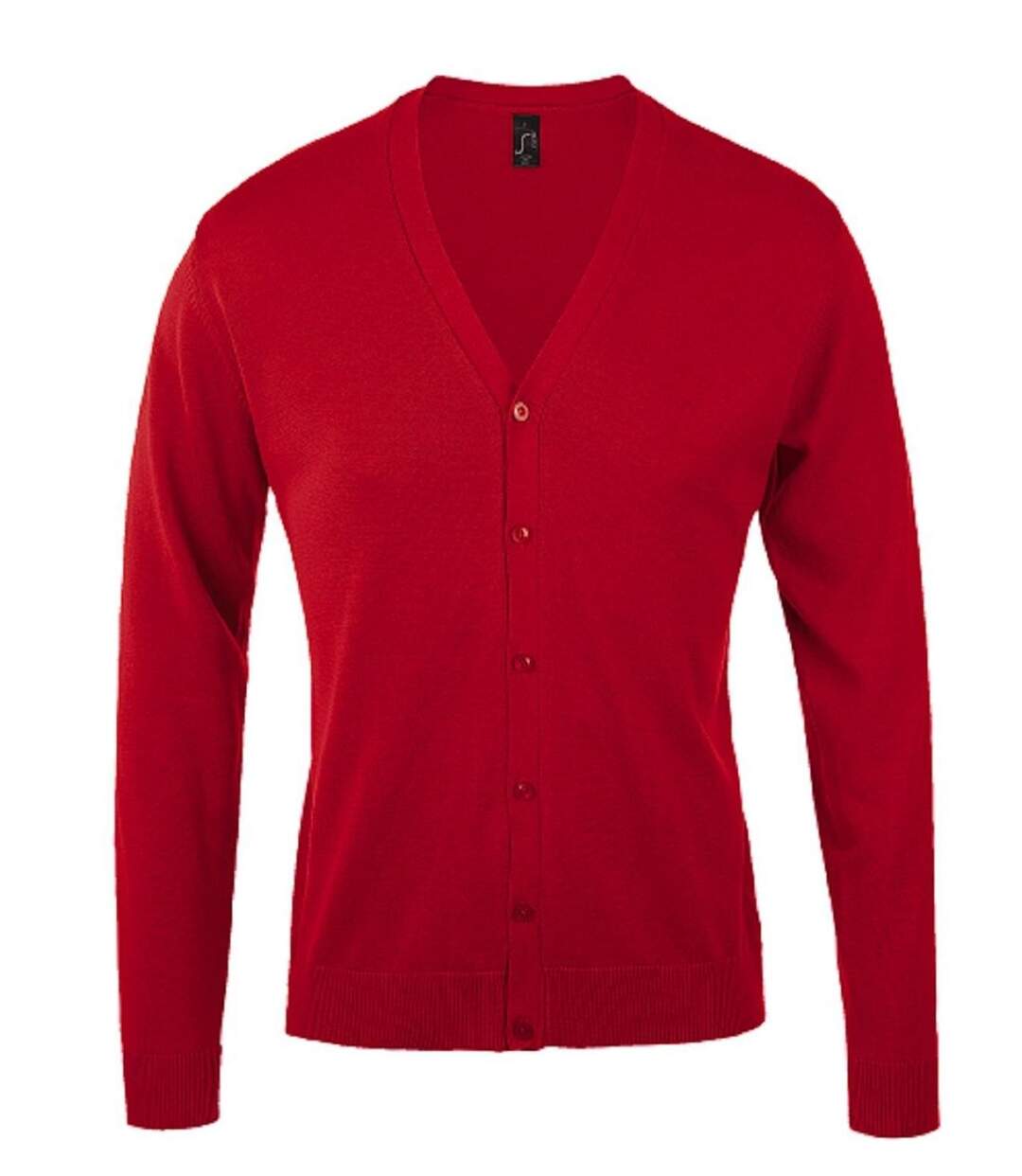 Gilet boutonné - Homme - 90011 - rouge-1