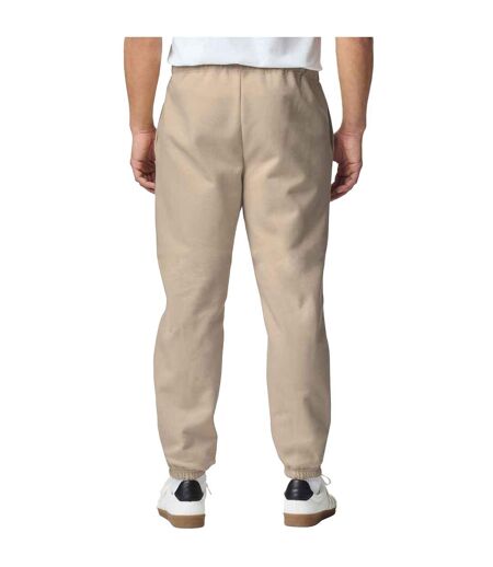 Mens Midweight Pocket Jogging Bottoms Sand Gildan