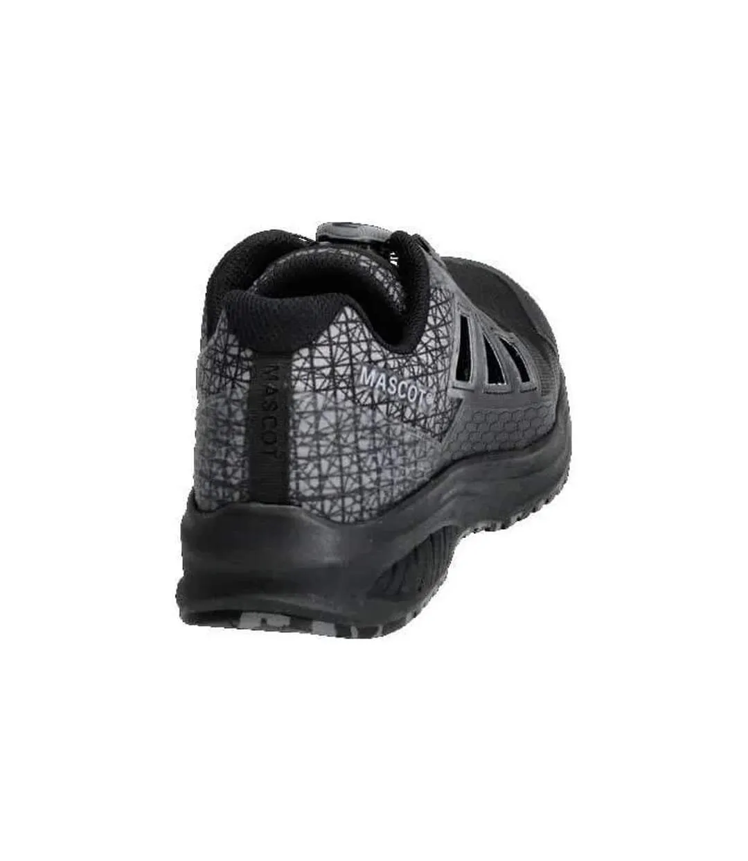 Mens Footwear Accelerate Logo Safety Sandals Black Mascot-2