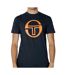 T-shirt Marine/Orange Homme Sergio Tacchini Stadium NAO - L