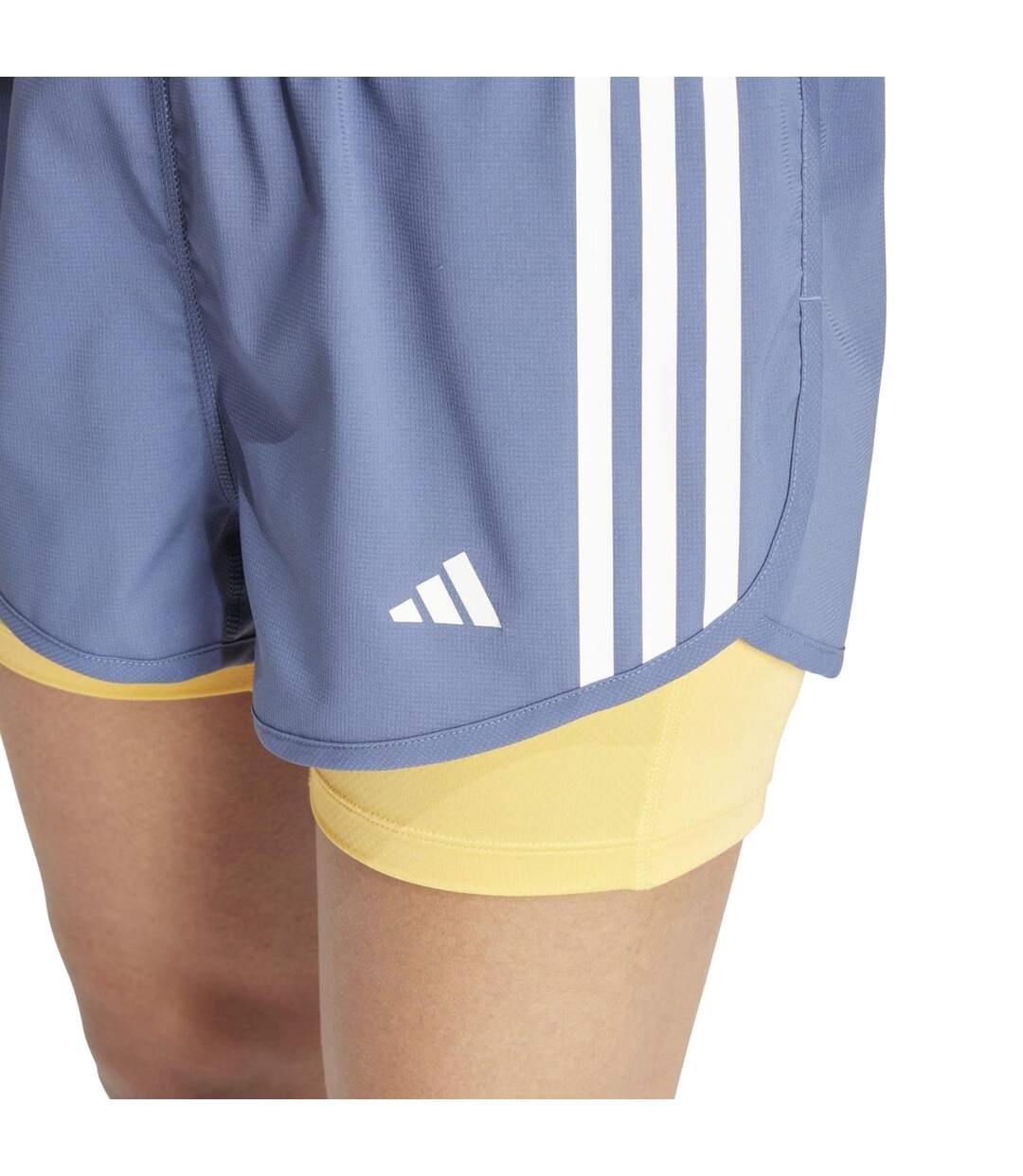 Short Style 3 Rayures Own The Run Femme Bleu Adidas-4