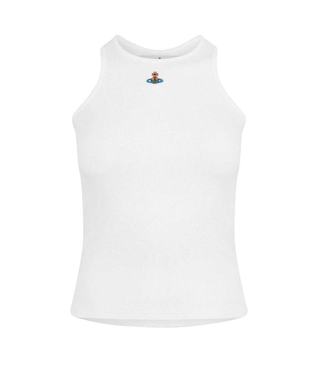 Débardeur Style Années 90 Blanc Vivienne Westwood-2
