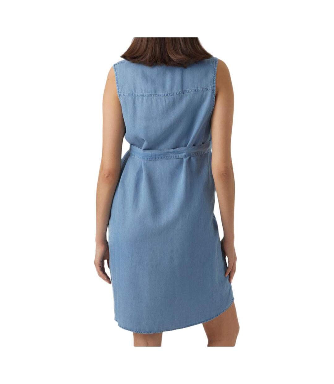 Robe de Grossesse Bleu Femme Vero Moda Maternity 20018786 - L-2