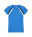T-shirt Motif/style Central Femme Bleu De France K-Swiss-1
