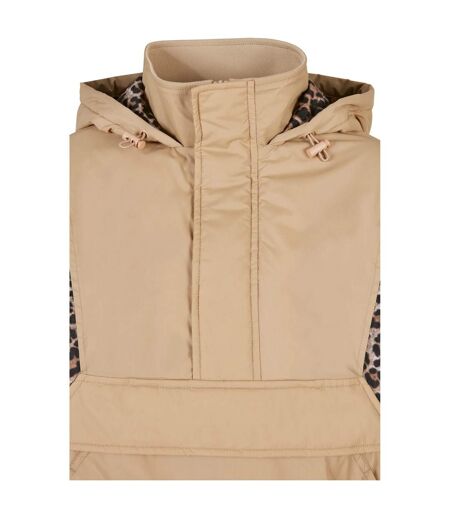 Veste Motif/style Imprimé Léopard Femme Beige Bordeaux Urban Classics