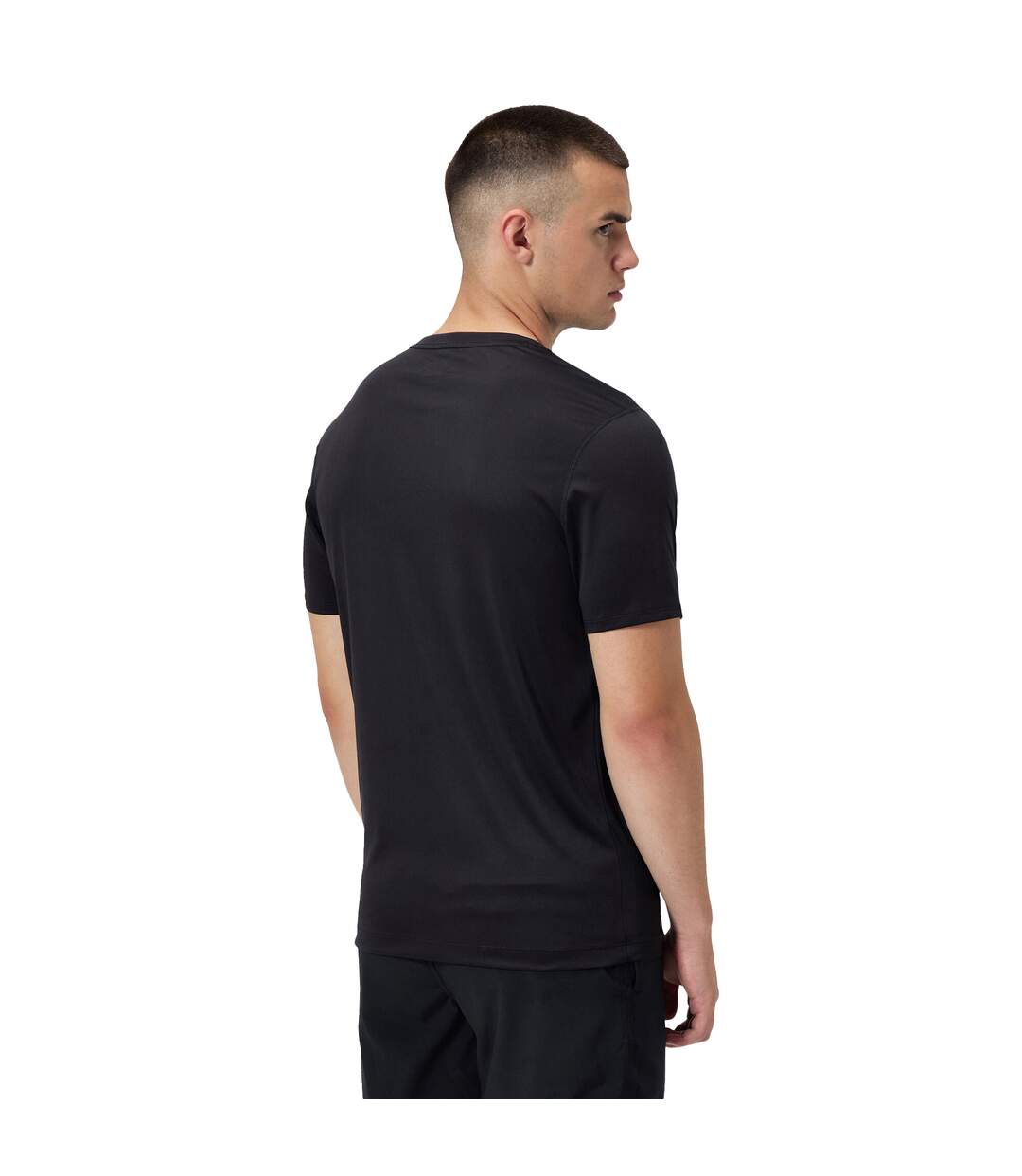 T-shirt Manches Courtes Homme Noir Speedo-3