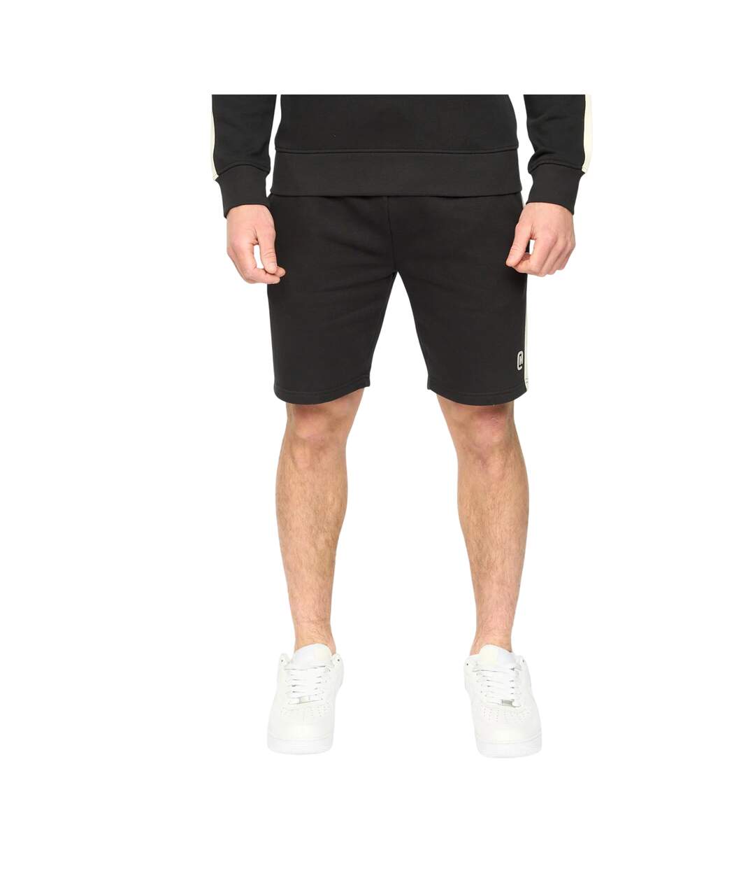 Mens Cresswill Shorts Black Crosshatch-2
