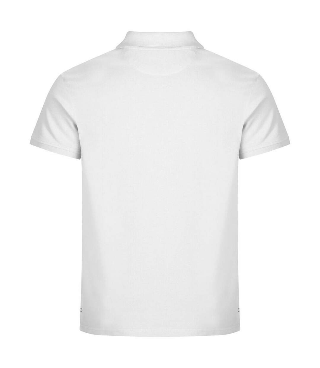 Polo premium homme blanc Clique-2