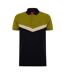 Mens Cala Mayor Chevron Polo Shirt Cardamom Seed Black Luke 1977-2