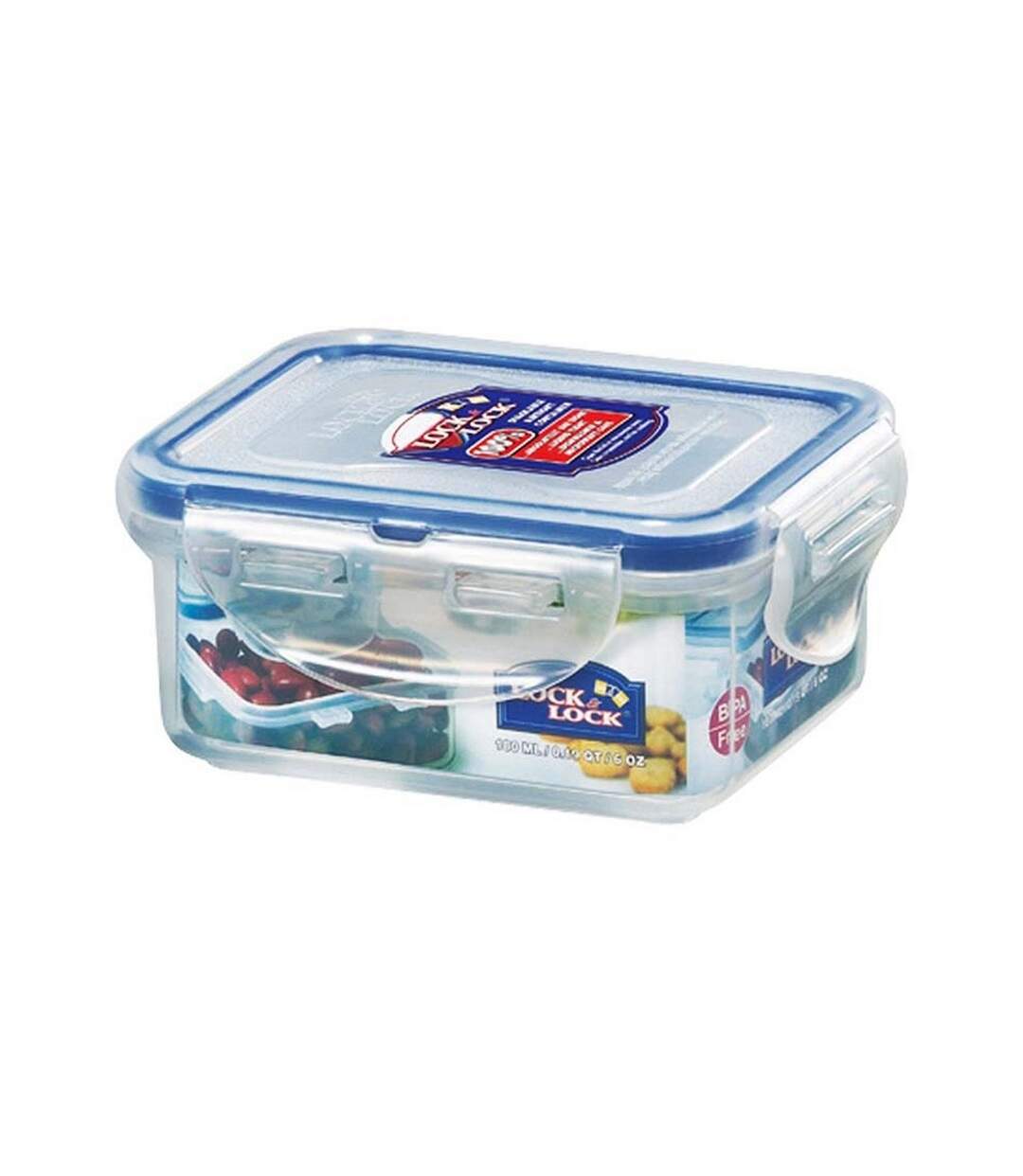 Boîte de stockage des aliments 13,7 cm x 10,4 cm x 12 cm transparent Lock & Lock-4