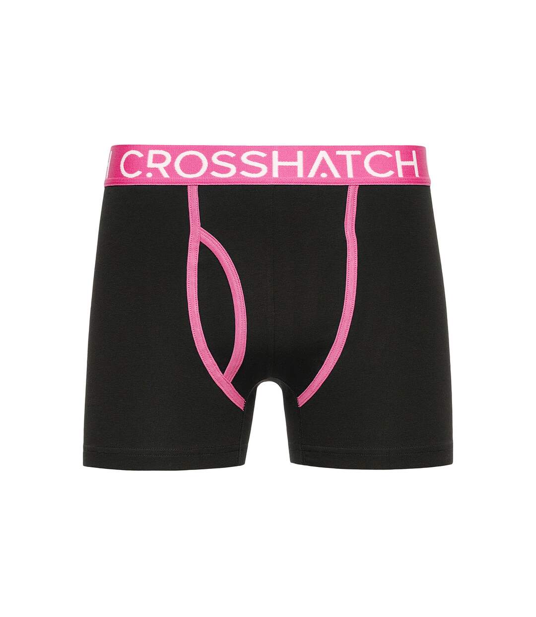 Pack of 3  Mens crystaline boxer shorts  fuchsia Crosshatch-3