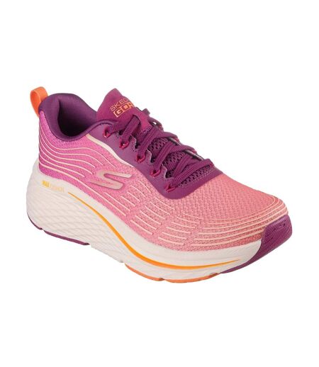 Womens/ladies Max Cushioning Elite 2.0 Alaura Trainers Raspberry Skechers
