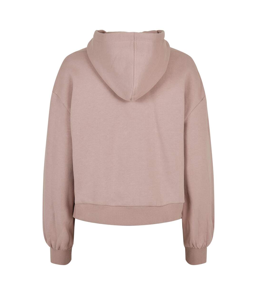 Sweat À Capuche Femme Rose Pâle Build Your Brand-2