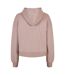 Sweat À Capuche Femme Rose Pâle Build Your Brand-2