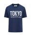 T-shirt Tokyo Femme Bleu Marine Blank Essentials-2