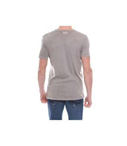 T-shirt col V en coton NORMAN