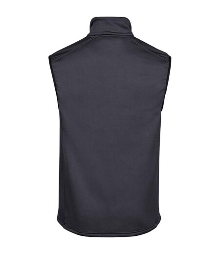 Tee Jays Mens Fleece Stretch Body Warmer (Dark Grey)