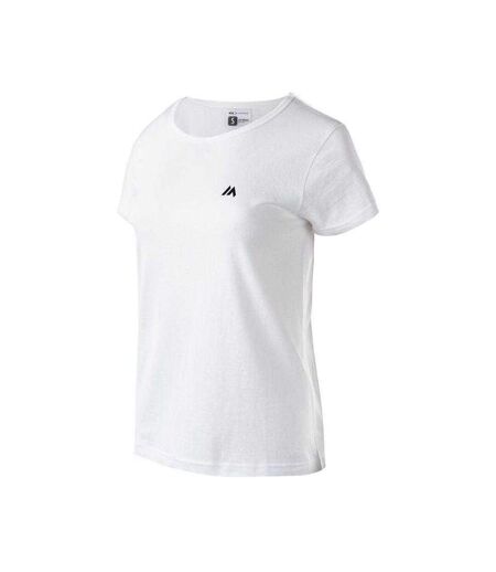 Womens/ladies Mando T-shirt White Martes