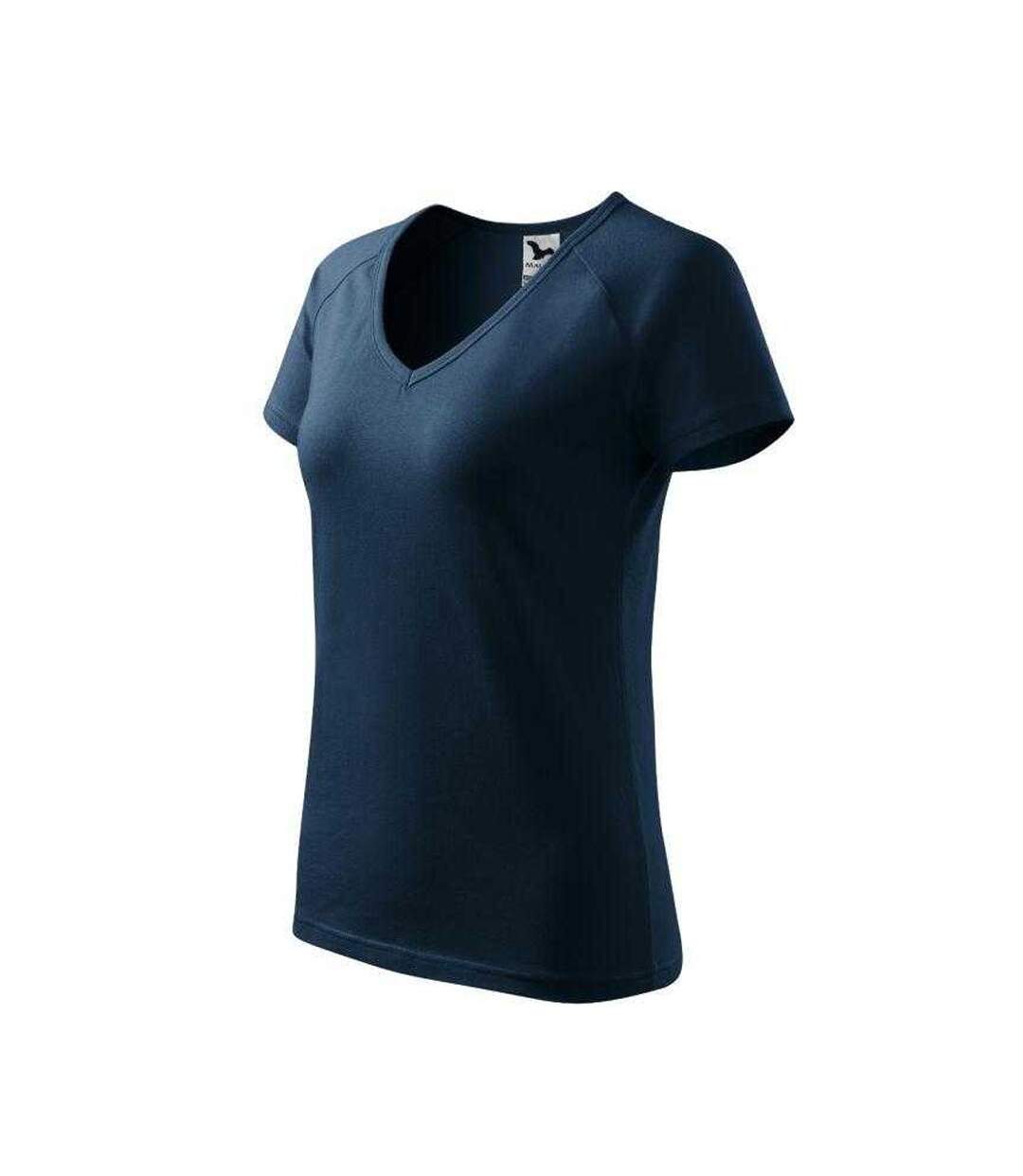 T-shirt Motif/style Rêve Femme Bleu Marine Malfini-4