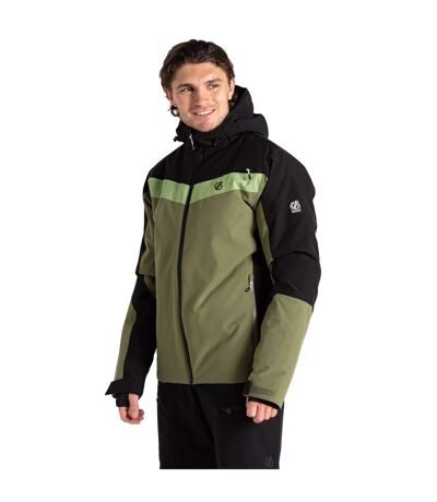 Mens Eagle Ii Ski Jacket Black Olivine Green Dare 2B