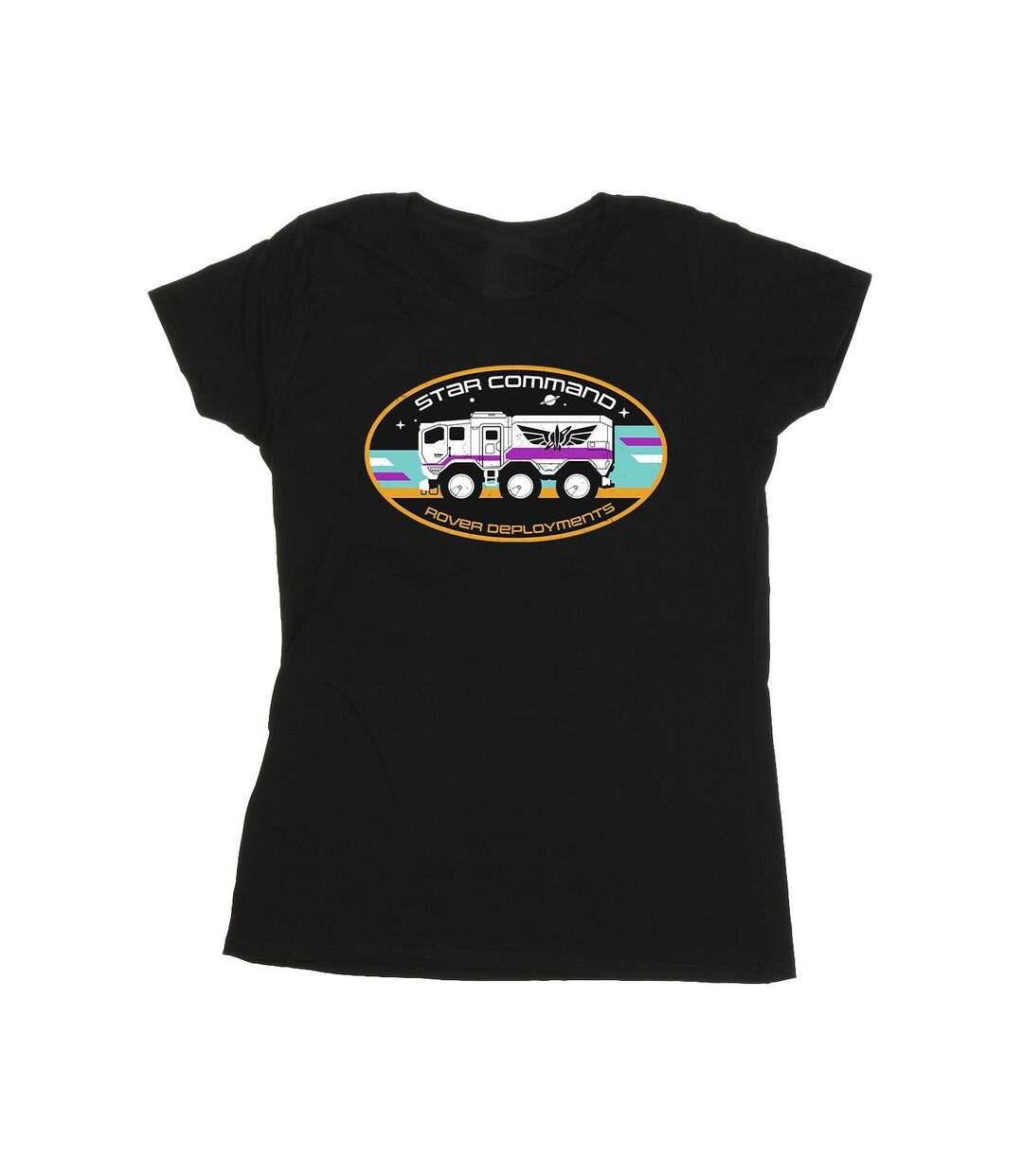 Disney T-shirt en coton Femme/Ladies Lightyear Rover Deployment (Noir) - UTBI29014-1