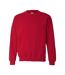 Unisex adult heavy blend crew neck sweatshirt antique cherry red Gildan-1