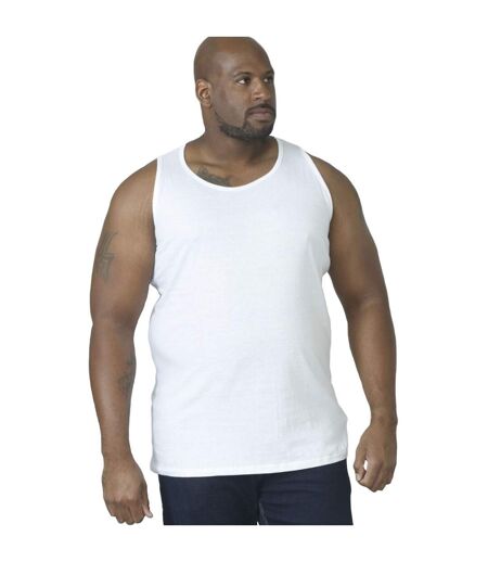 Duke Mens Fabio-1 Kingsize Muscle Vest (White) - UTDC171