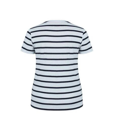 T-shirt Motif/style Losange Femme Noir Blanc Rose Lee Cooper