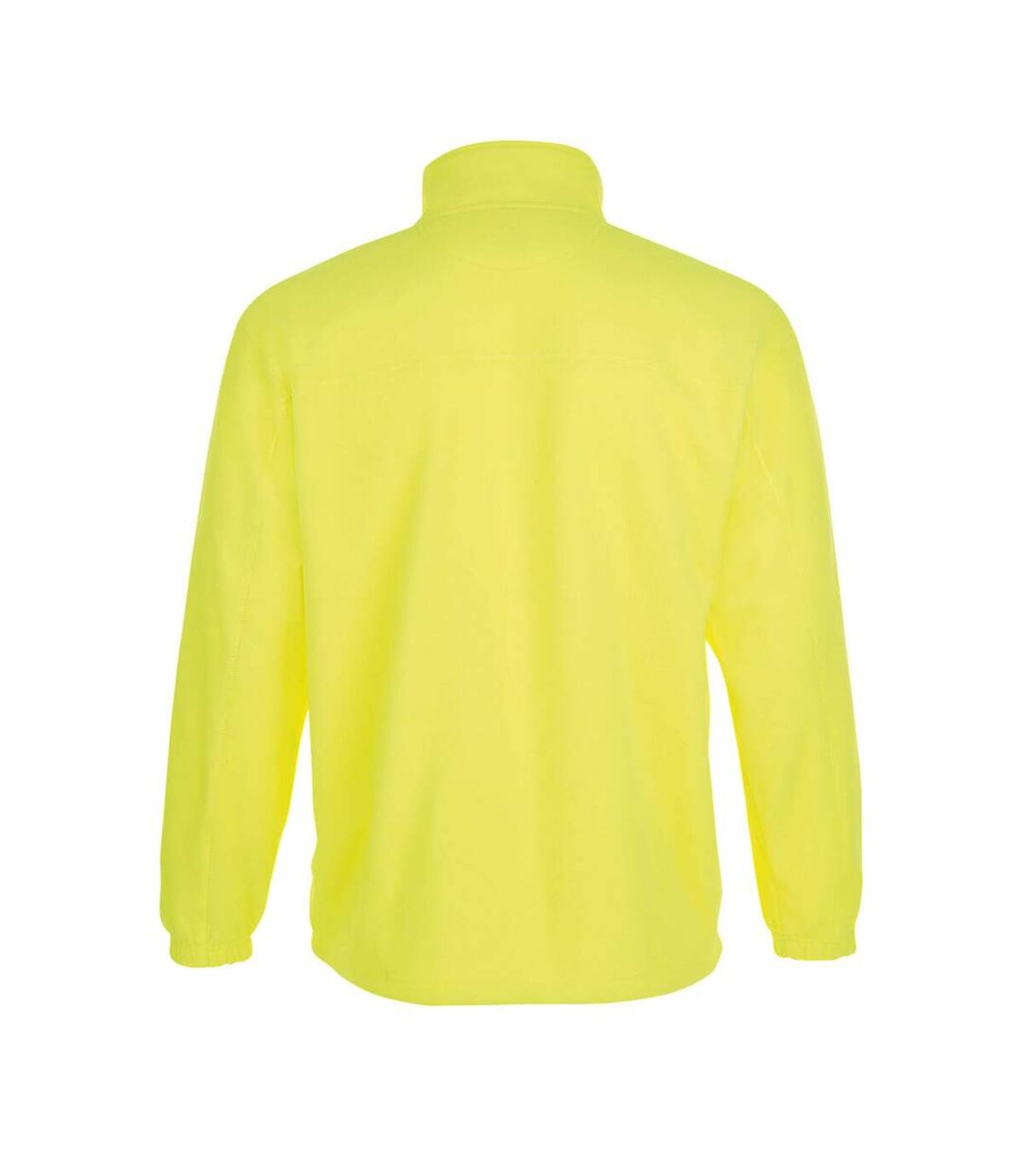 SOLS Mens North Full Zip Outdoor Fleece Jacket (Neon Yellow)