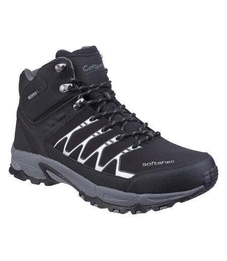 Mens Abbeydale Mid Hiking Boots Black Grey Cotswold