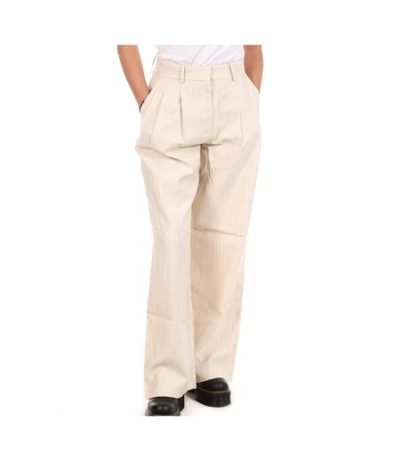 Pantalon fluide beige femme vero moda kendal