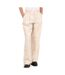 Pantalon fluide beige femme vero moda kendal-1
