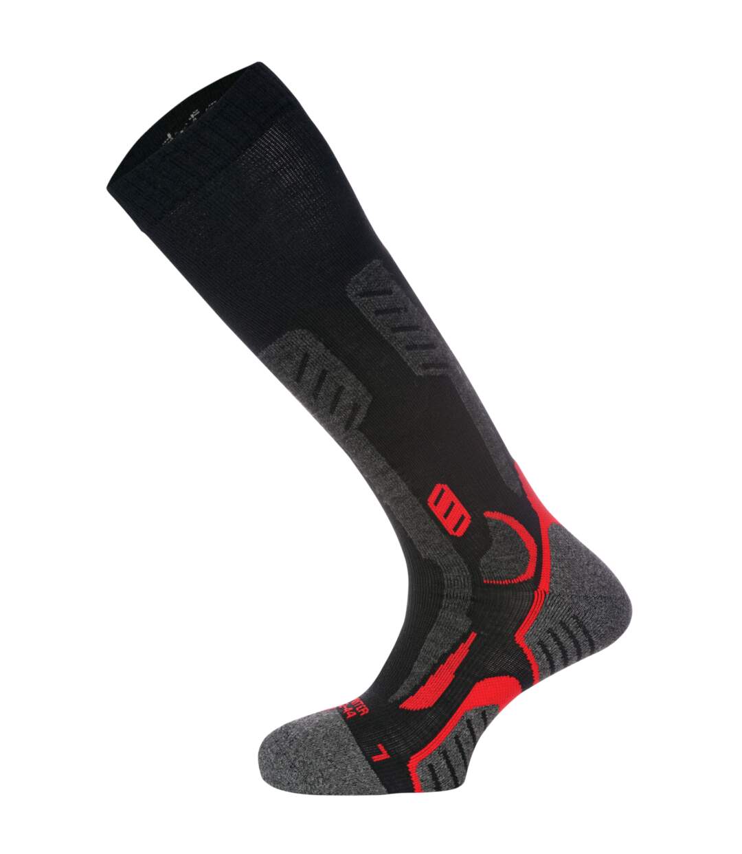 Chaussettes de travail hiver montantes Würth MODYF noires/rouges