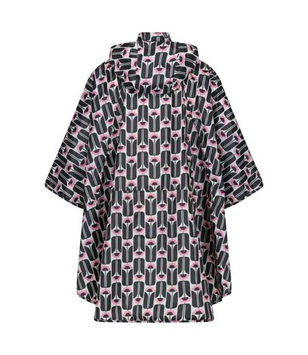 Poncho orla kiely festival femme noir Regatta