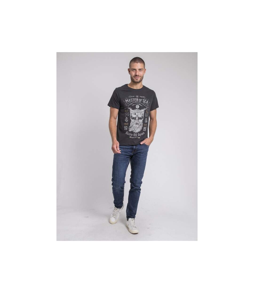 T-shirt col rond pur coton JIMOSCAR