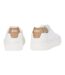 Womens/ladies Katie Low Cut Trainers White Boss-2