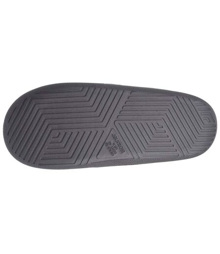 Isotoner Chaussons Charentaises homme velours semelle bloup extra confort