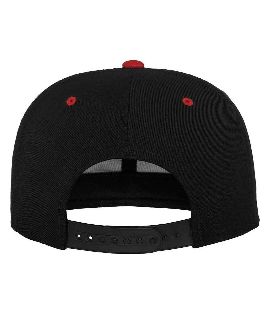 Mens fashion print premium snapback cap black/ floral red Yupoong