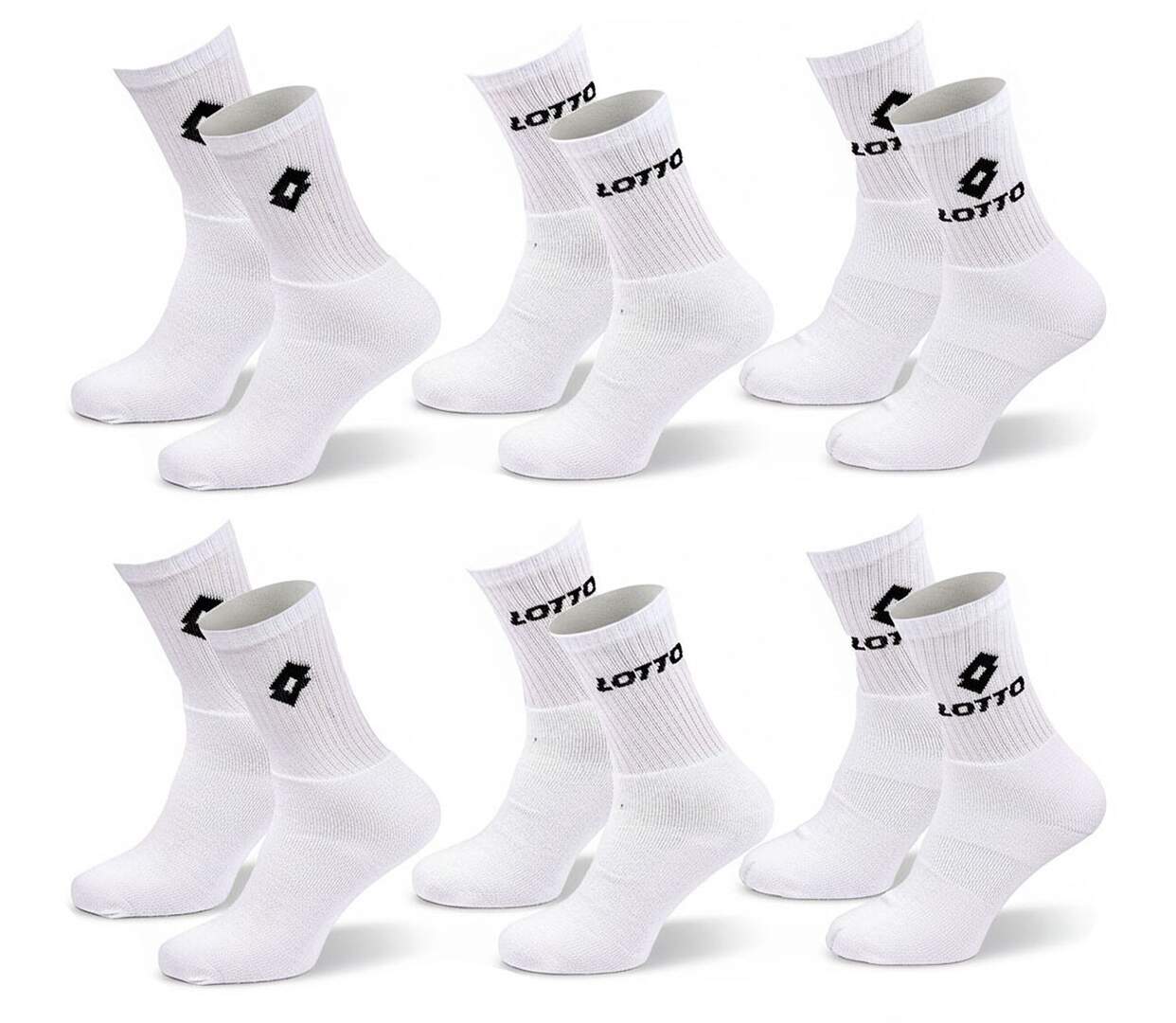 Chaussettes SPORT LOTTO CREW - Pack de 6 Paires-1