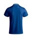 Mens tamil short-sleeved polo shirt royal blue/white Roly