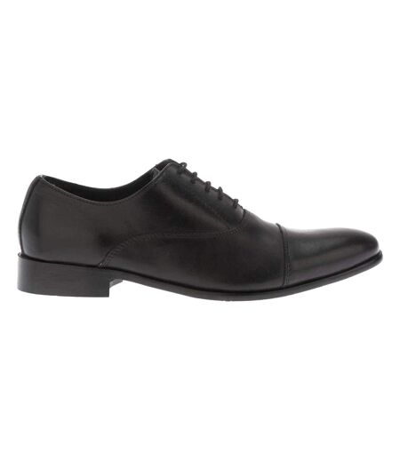 Mens stormy leather derby shoes black Dune London