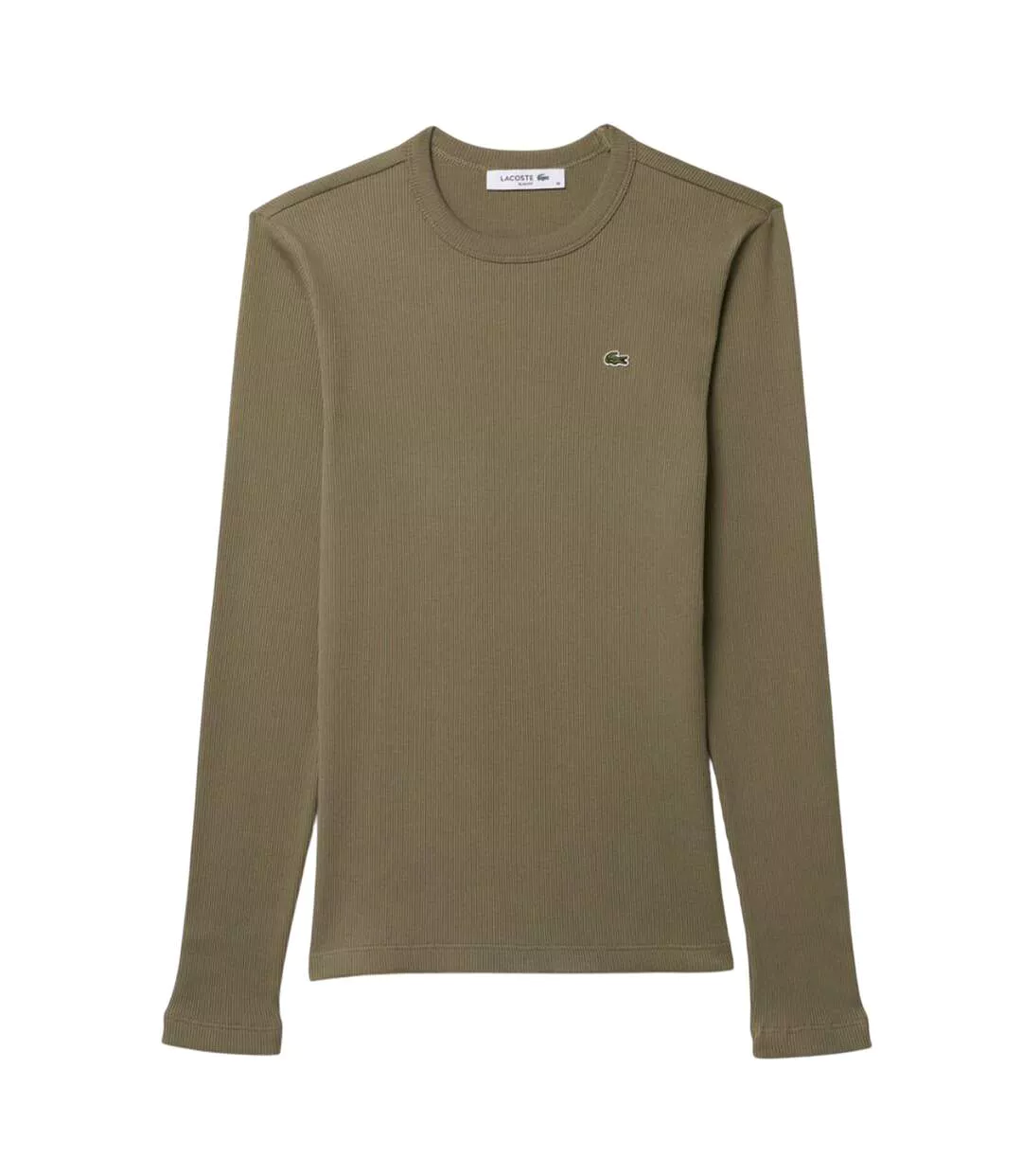 T-shirt Femme Vert Kaki Lacoste-2