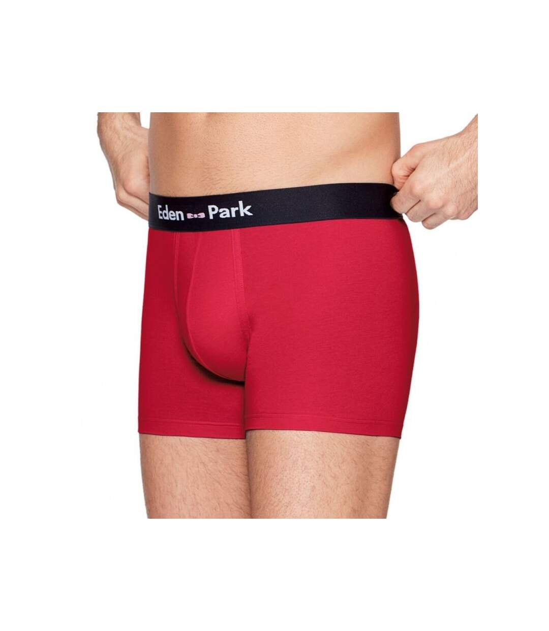 EDEN PARK Boxer Homme Coton ONE Cerise