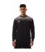 Sweat Manches Longues Motif/style À Rayures Precision Homme Noir Anthracite Sondico-2