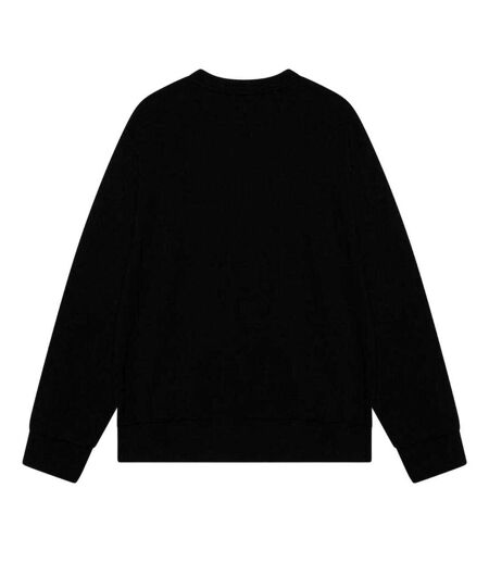 Mens Double Destroyed Logo Sweatshirt Black Diesel