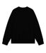 Mens Double Destroyed Logo Sweatshirt Black Diesel-3