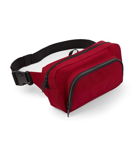 BagBase Organizer Belt / Waistpack Bag (2.5 Liters) (Pack of 2) (Classic Red) (One Size) - UTRW6780